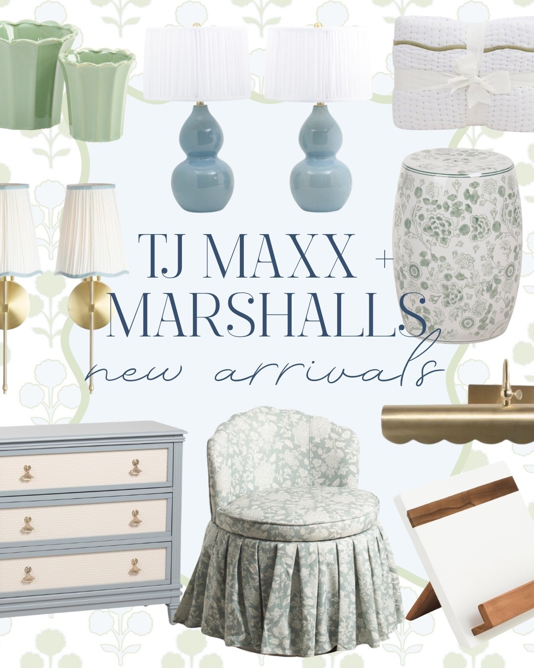 New TJ Maxx and Marshall’s finds! Giving Ballard Designs, Pottery Barn, and Serena and Lily vibes for way less ✨

Classic style, Grandmillennial home, Lillian August, TJ Maxx finds, blue lamps, Grandmillennial decor

#LTKHome