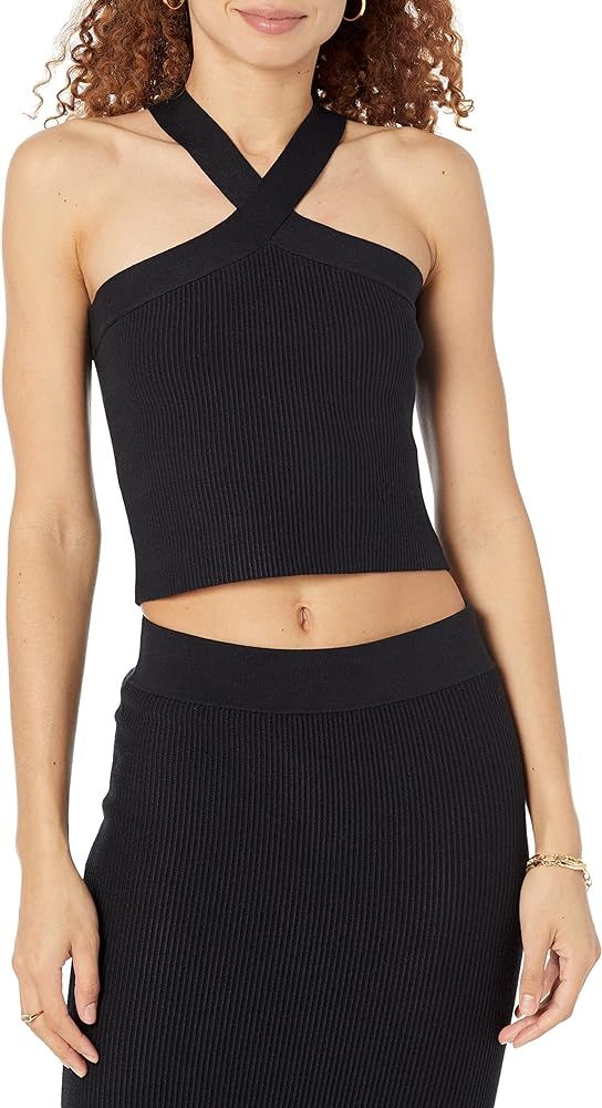 The Drop Women's Zaire Cropped Cross-Front Sweater | Amazon (US)