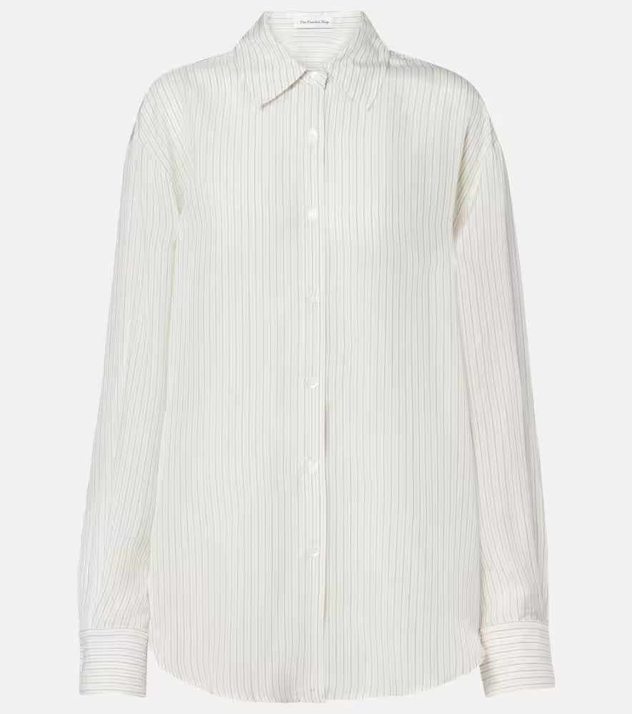 The Frankie Shop Peri sheer striped shirt | Mytheresa (US/CA)