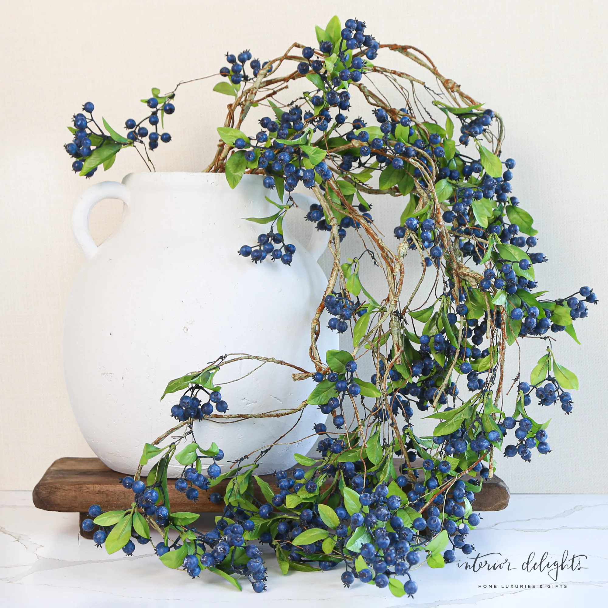 Blue Berry Hanging Vine | Interior Delights
