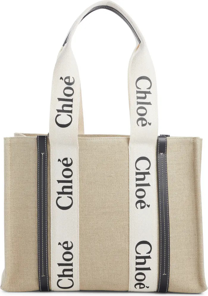 Large Woody Linen Tote | Nordstrom