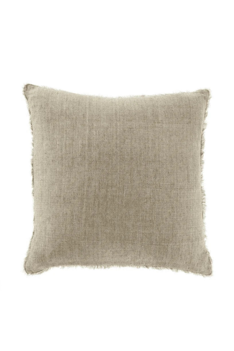 Fabiana Linen Pillow - Sand | THELIFESTYLEDCO