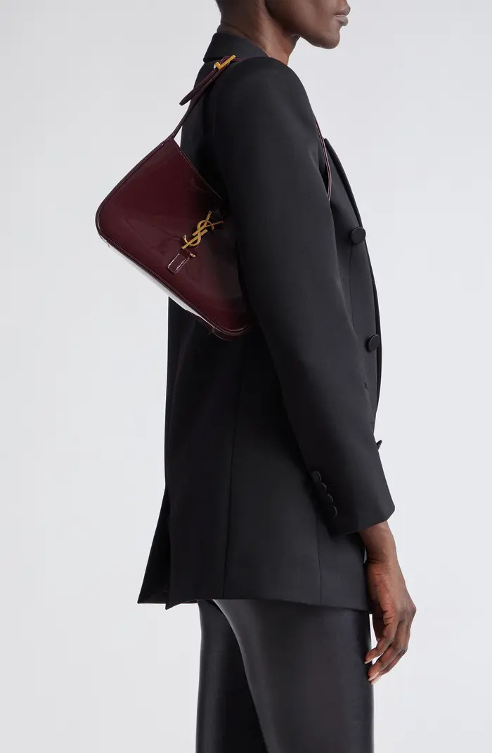Saint Laurent Le 5 à 7 Patent Leather Hobo | Nordstrom | Nordstrom