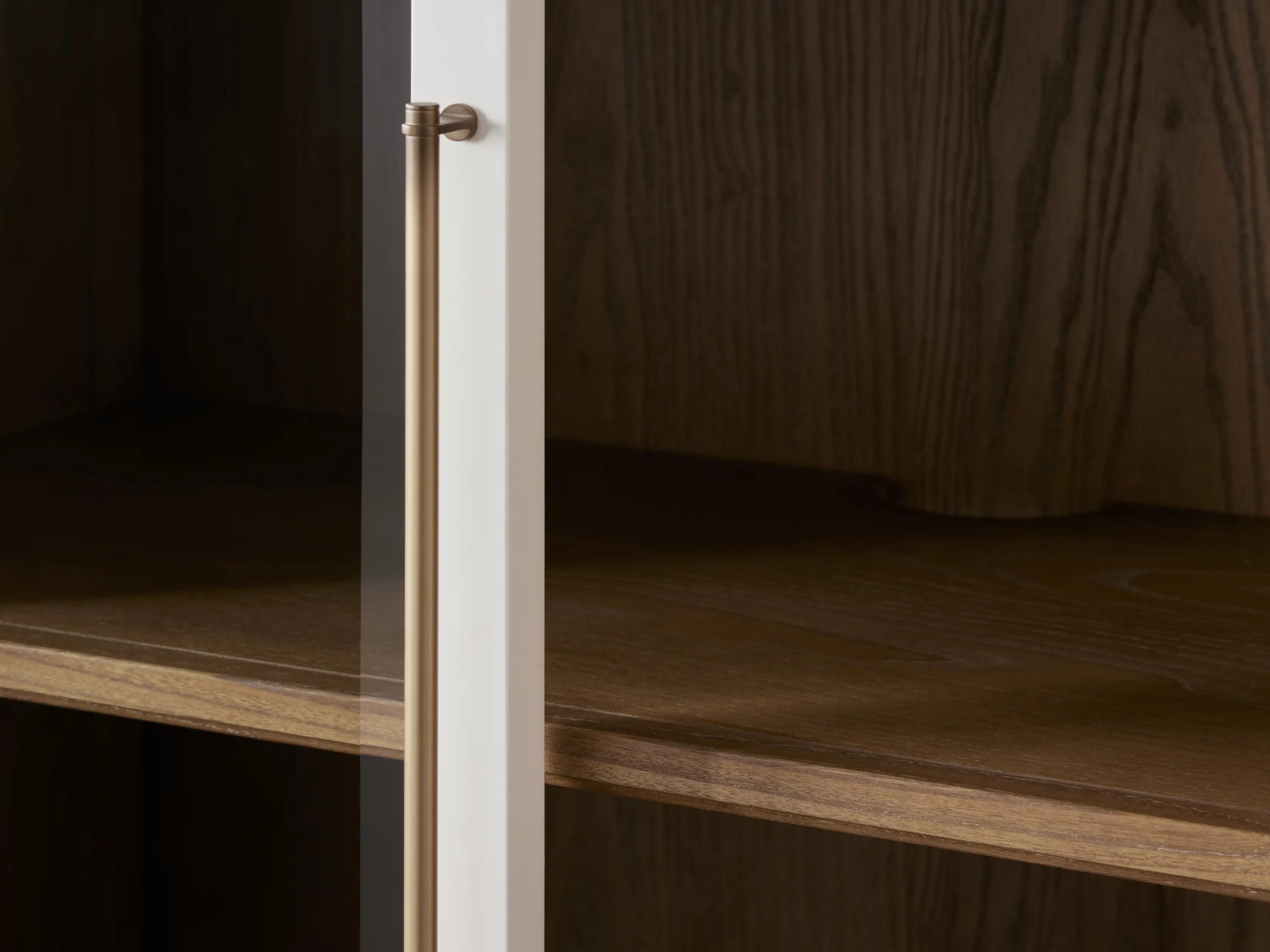 Rowan Modular Tall Clear Glass Plinth Cabinet | Arhaus