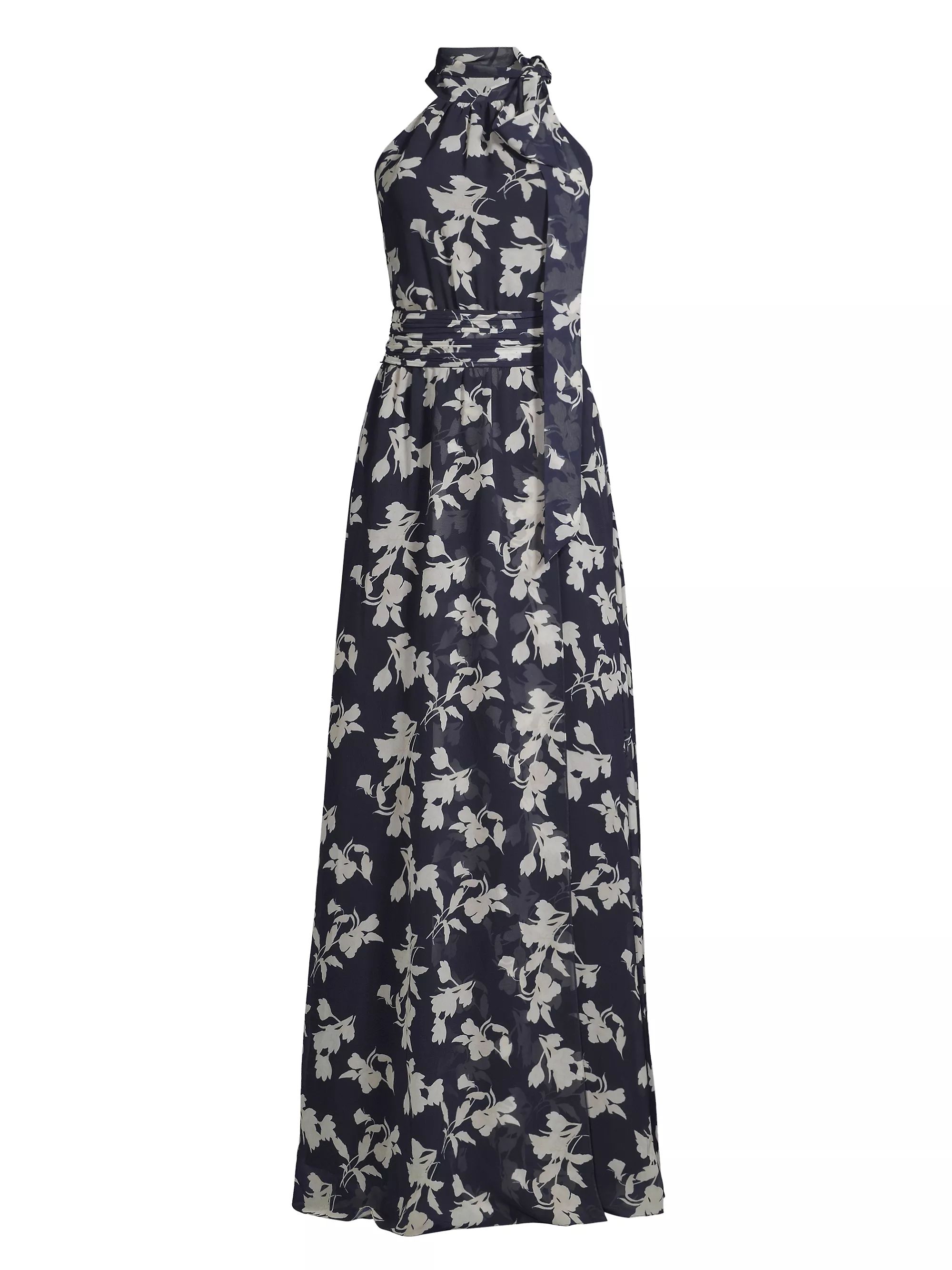 Shop Sachin & Babi Kayla Floral High-Neck Gown | Saks Fifth Avenue | Saks Fifth Avenue