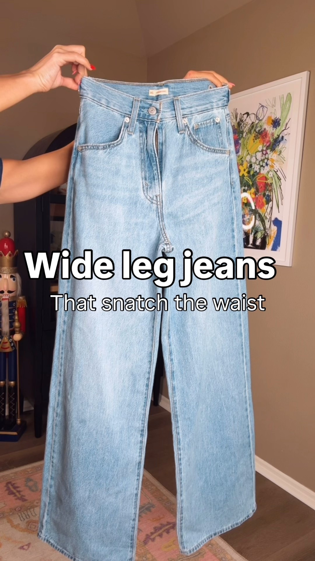 Wide leg jeans that every one should own! So flattering with the waist snatcher and gives you legs for days. Love these dressed up and down 

#LTKSaleAlert #LTKFindsUnder100 #LTKFindsUnder50