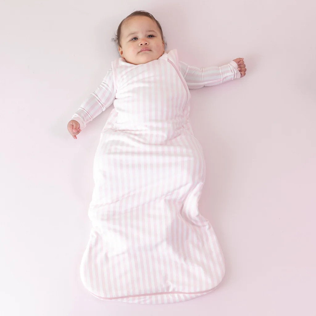 Sleep Bag in Small Sakura Stripe 1.0 | Kyte Baby