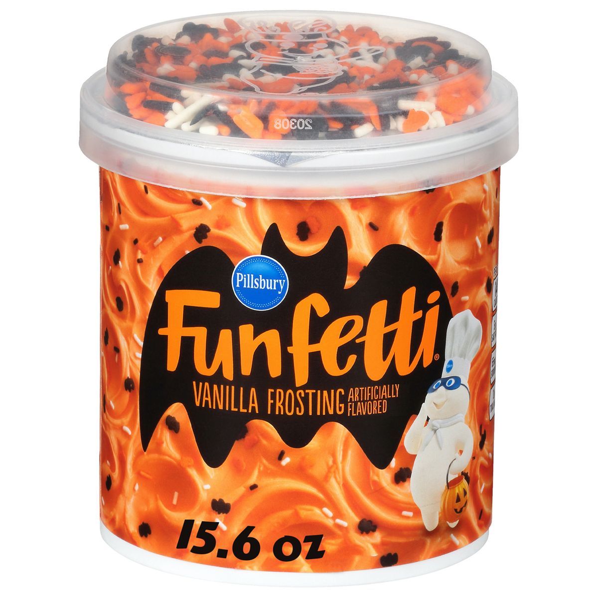 Pillsbury Funfetti Halloween Vanilla Flavored Frosting, 15.6oz | Target