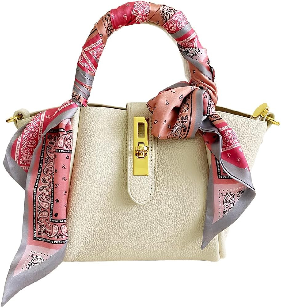 Livrerpi Silk Feeling Head Scarf Fashion Satin Hair Scarf Square Long Scarves for Women Gifts | Amazon (US)