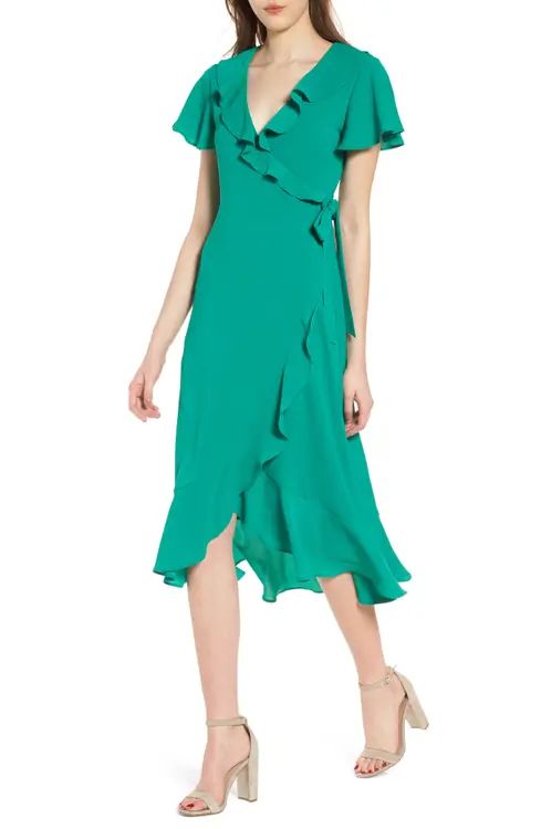 Chelsea28 Ruffle Wrap Dress | Nordstrom