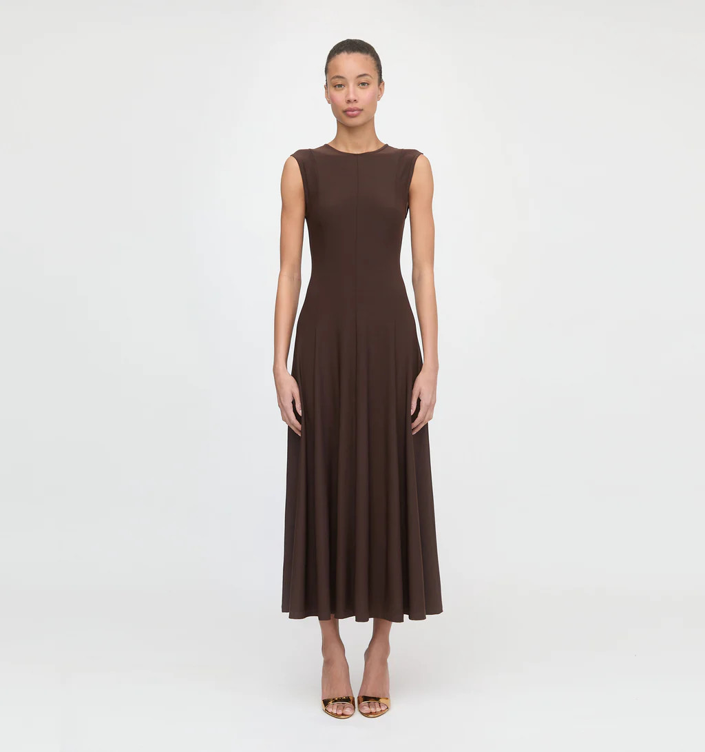 The Mila Dress - Chocolate Jersey | Hill House Home US