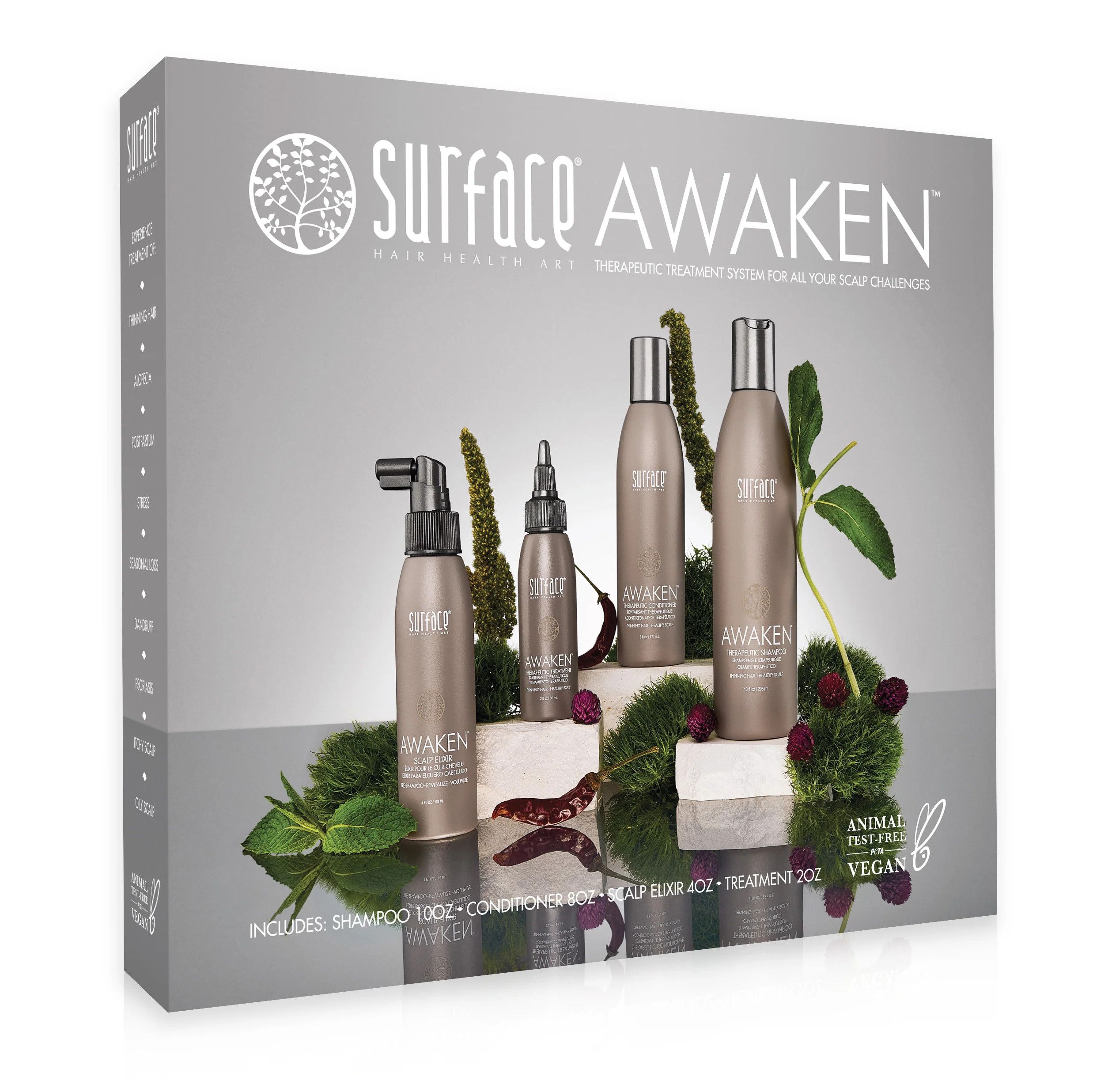 Surface | Advanced Treatment System | Revitalize, Rejuvenate & Cleanse Hair | Surface Hair