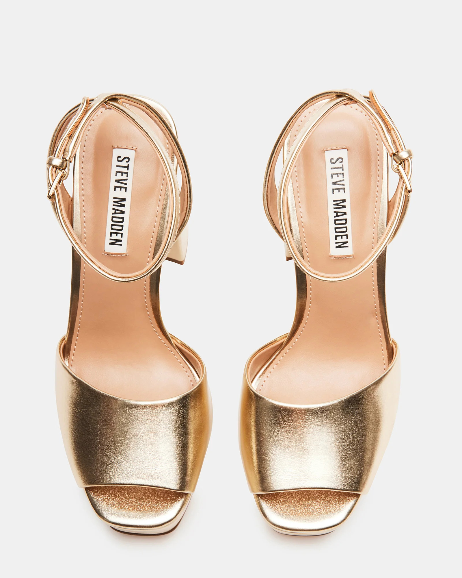 LOURDES Champagne Platform Heel | Women's Heels | Steve Madden (US)