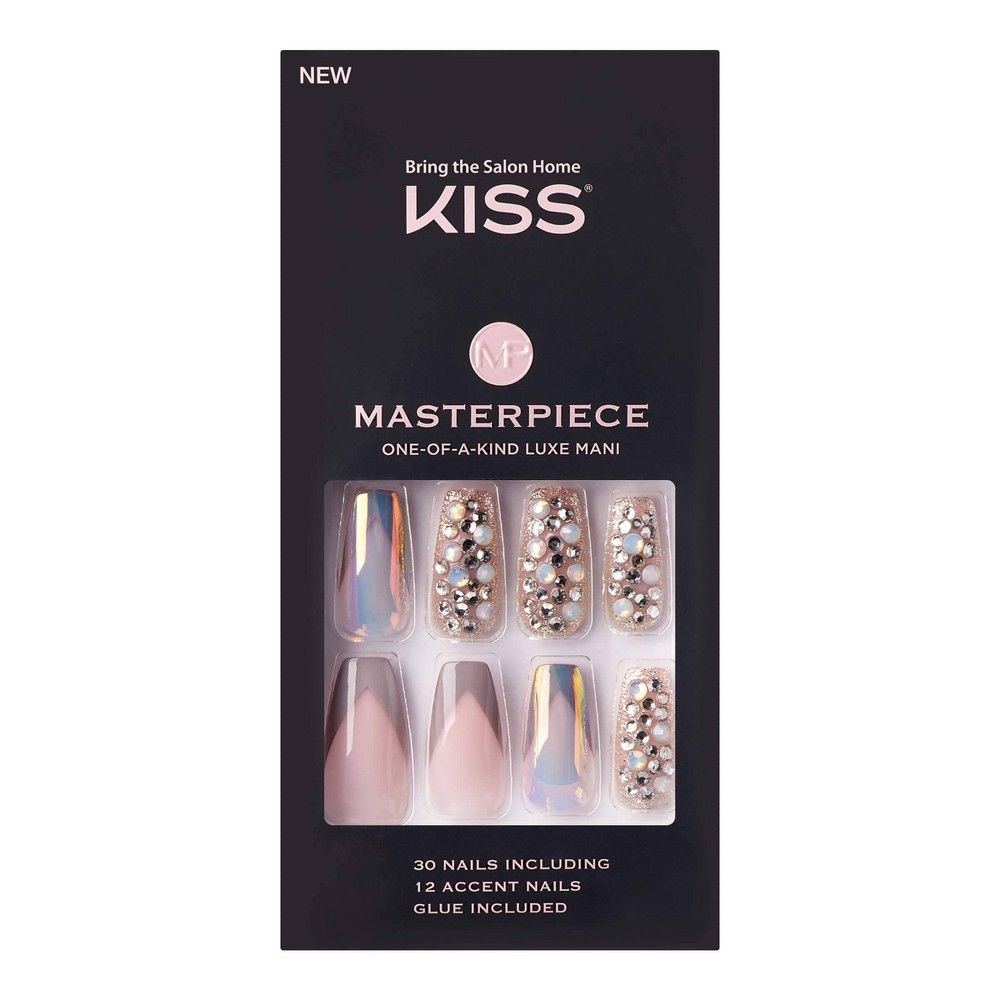 Kiss Masterpiece False Nails - Love It! - 33ct | Target