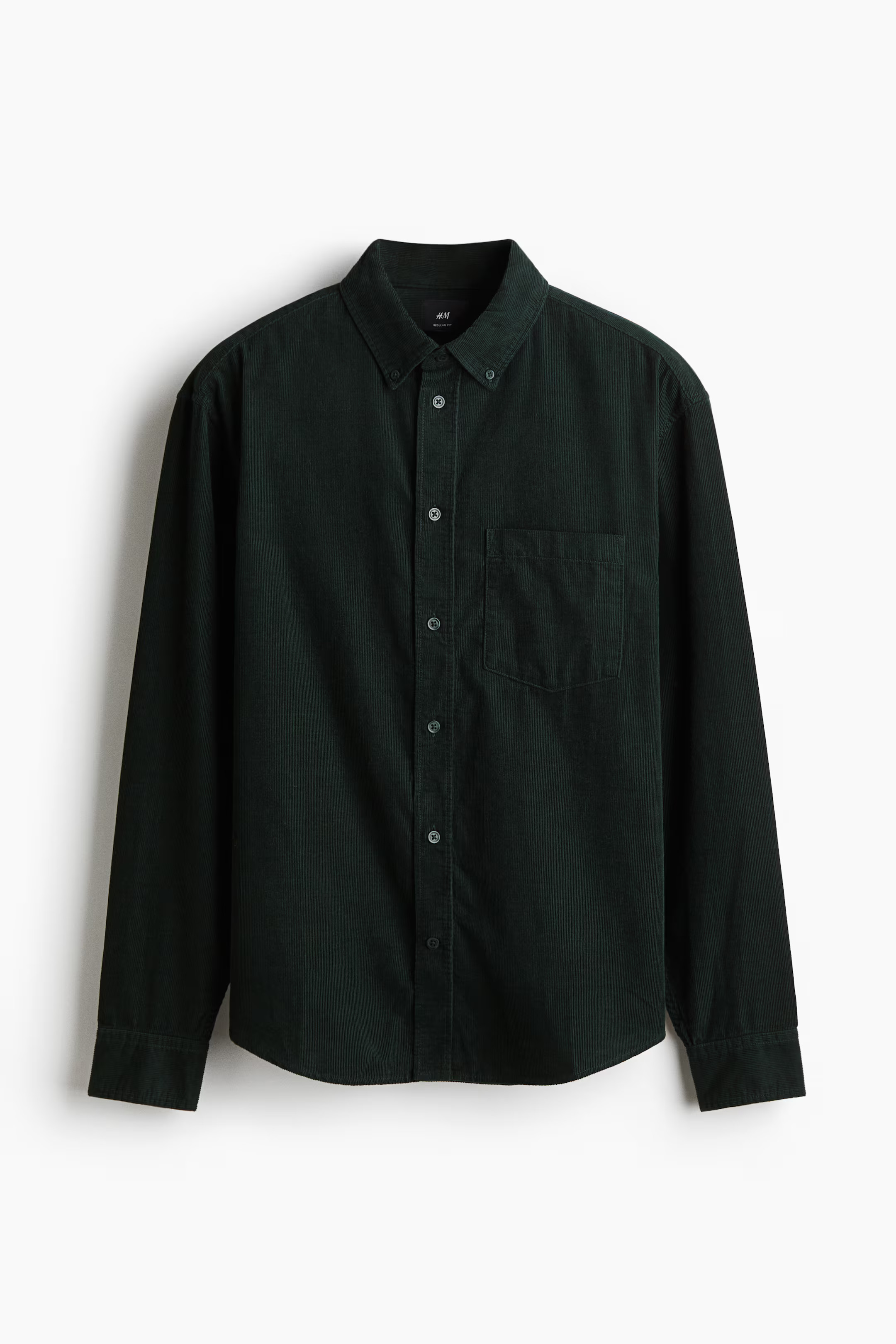 Regular-Fit Corduroy Shirt | H&M (US + CA)