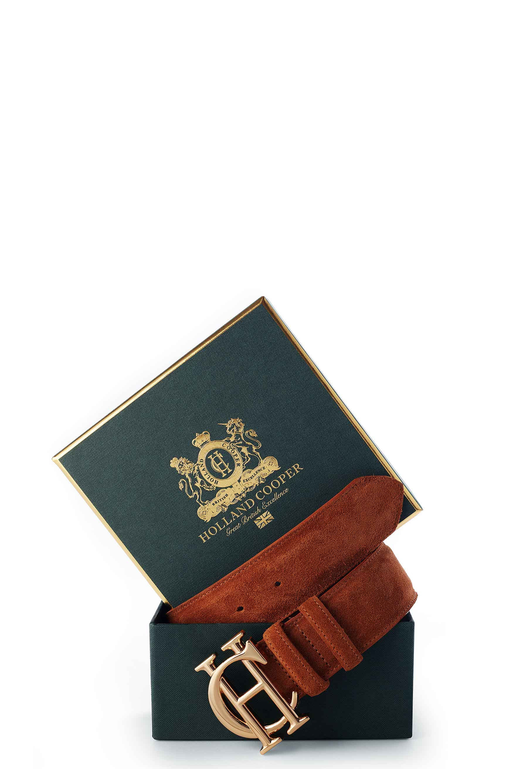 HC Classic Belt Suede (Tan) | Holland Cooper