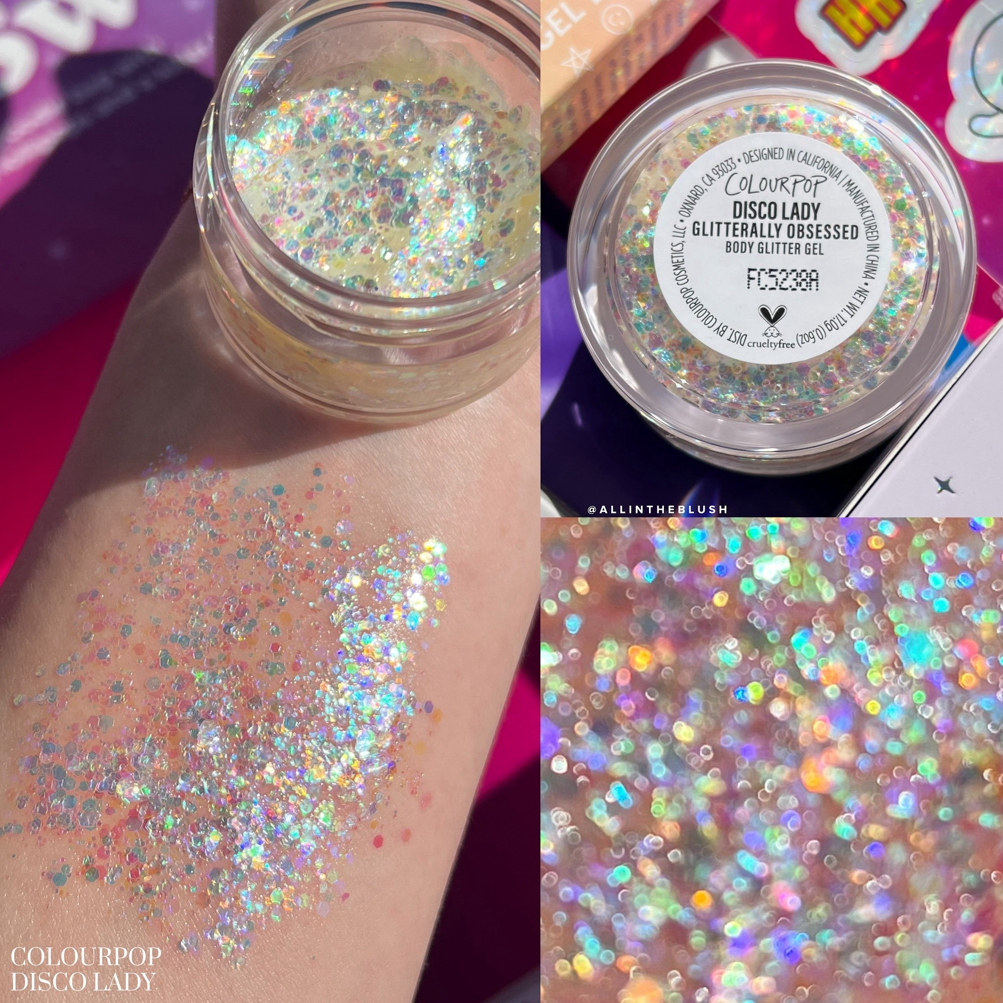 Swatching ColourPop’s “Disco Lady" Body Glitter

#LTKBeauty
