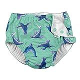 i Play Boys Reusable Absorbent Baby Swim Diapers Seafoam Sea Lions 12 Months | Amazon (US)