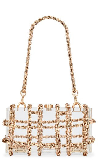 Bess Shoulder in Brushed Brass | Revolve Clothing (Global)