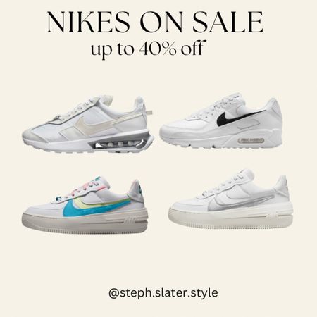 Nikes on sale up to 40% off. Sneakers. Air Force 1. Casual shoes. Comfy 

#LTKsalealert #LTKFind #LTKshoecrush