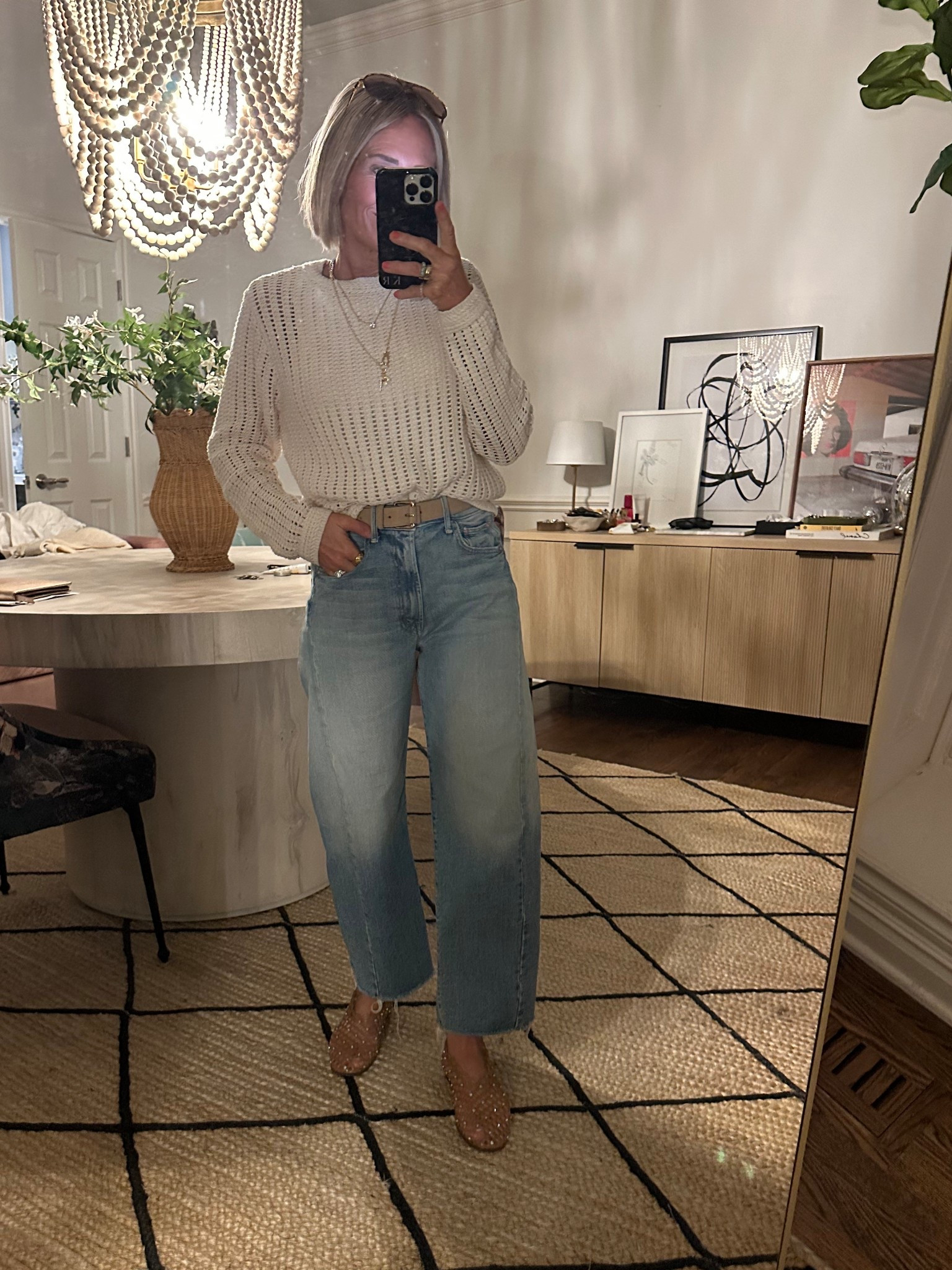 jelly shoes
Spring outfit
Target open knit sweater in a small


#LTKgrwm #LTKdayinmylife #LTKOver40