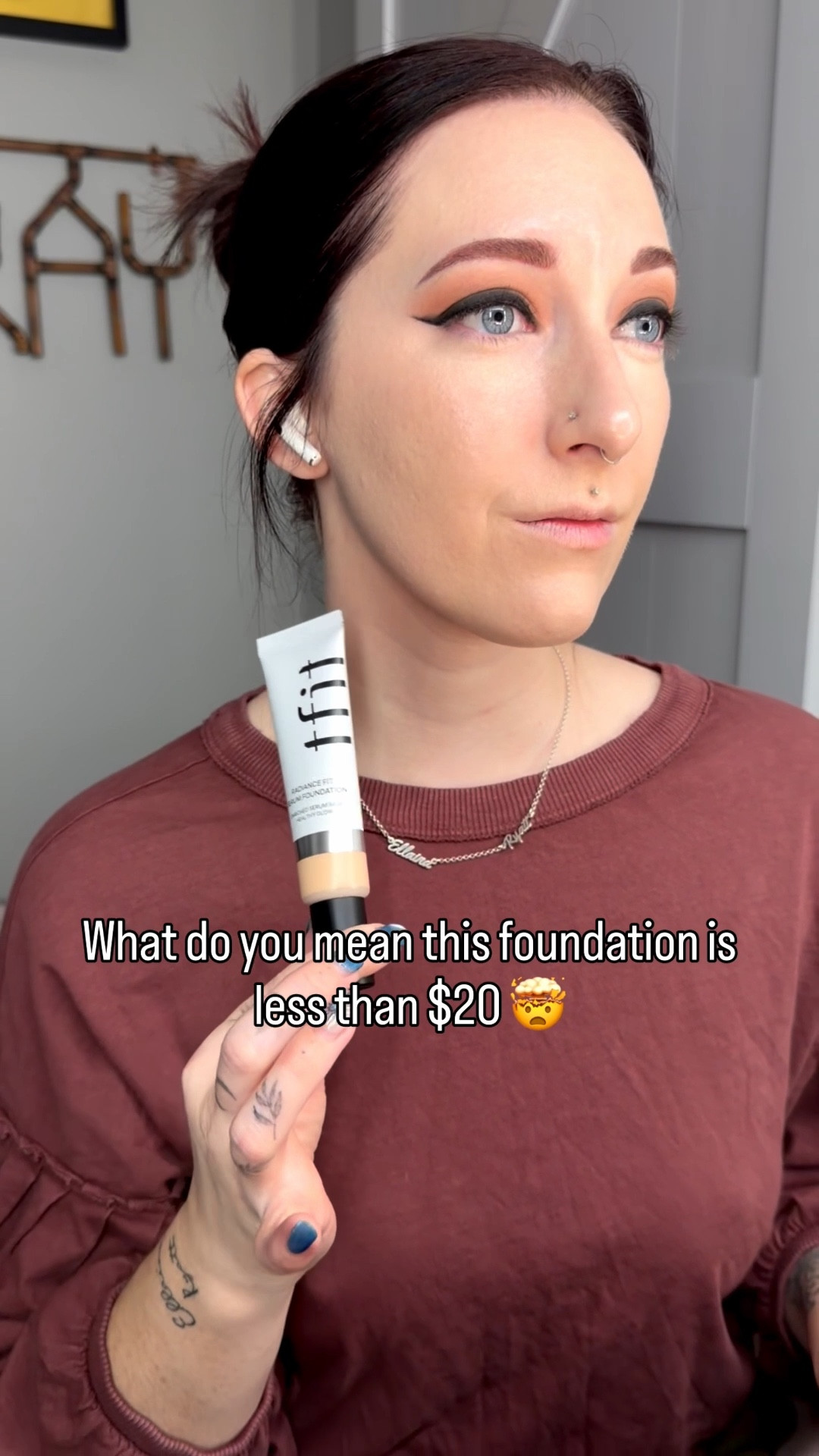 I’m wearing shade Linen in this tfit serum foundation!! They sent me this as a gift and honestly I’m so impressed!! ESPECIALLY for the price 🤯 will you give this a try?! 

#LTKBeauty