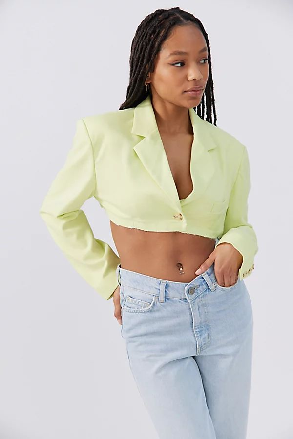 UO Daisy Cropped Blazer | Urban Outfitters (US and RoW)
