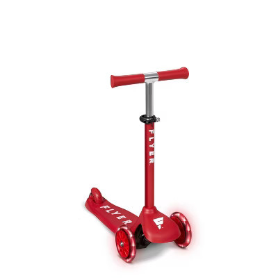 Radio Flyer Glider Junior Kick Scooter with Light Up Wheels: 3-Wheel, Ages 2-5, 44 lb Capacity | Target