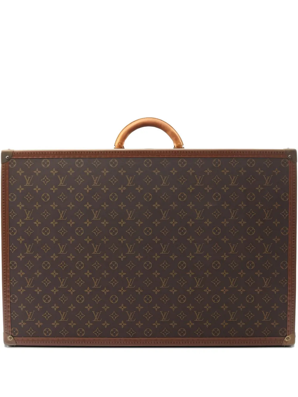 Louis Vuitton Pre-Owned 2000s Bisten 70 monogram trunk suitcase - Brown | Farfetch Global