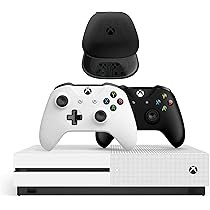 Microsoft Xbox One S 1TB HDD with Two Wireless Controllers Black and White, 1-Month Game Pass Tri... | Amazon (US)