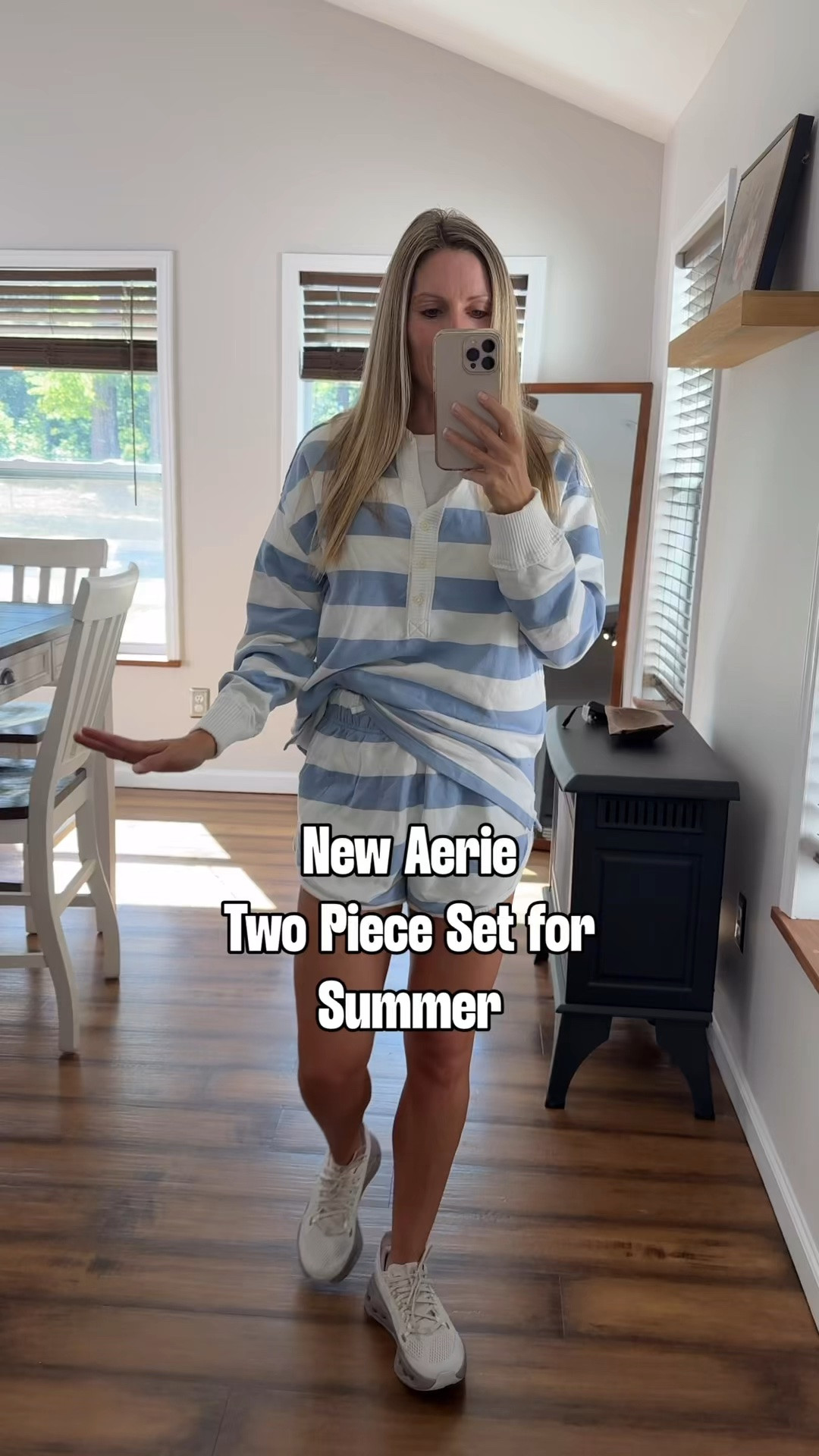 Aerie two piece set for summer! Wearing an xs in both! Such a cute vacation outfit

#LTKSeasonal #LTKActive #LTKTravel