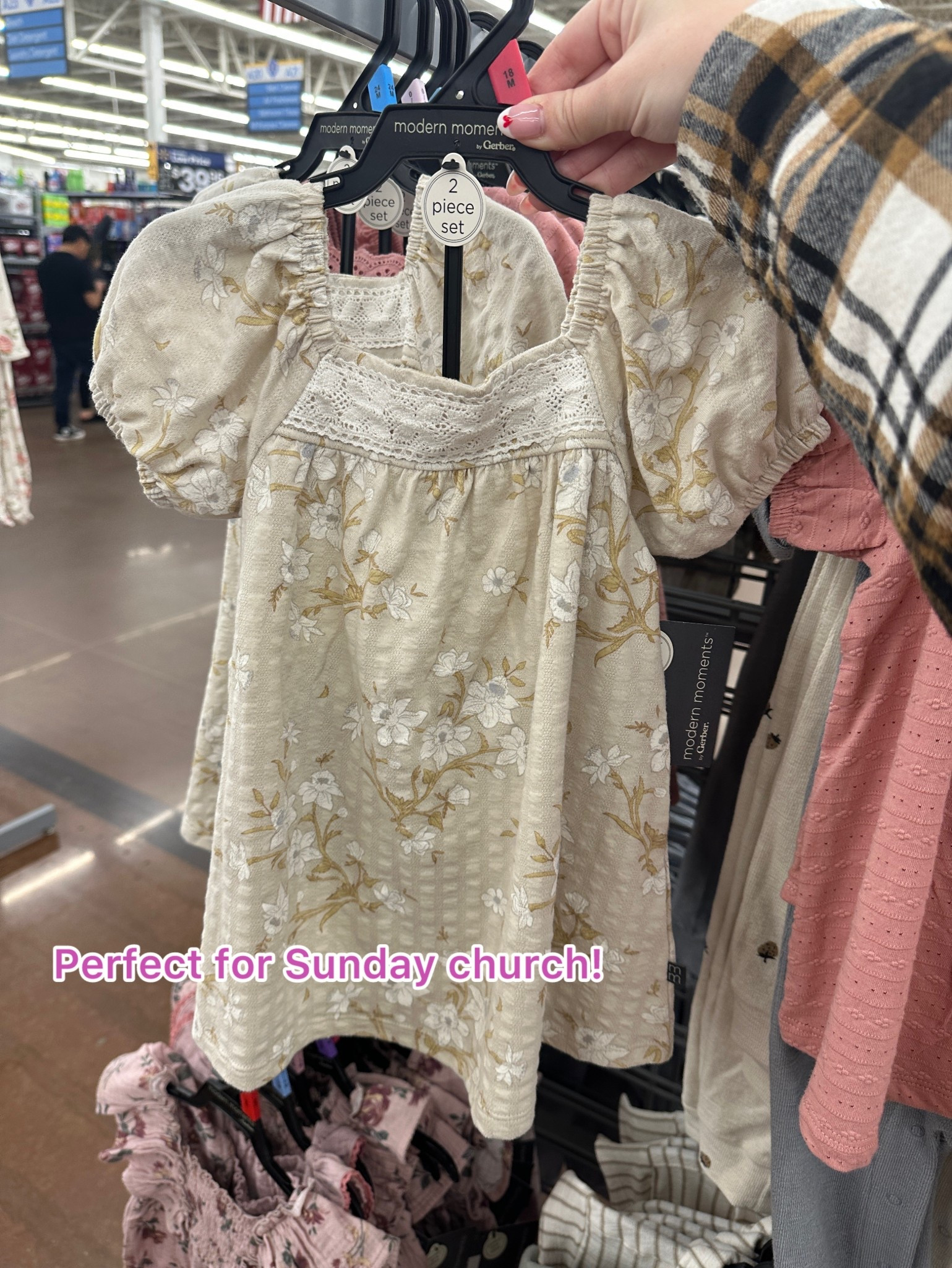 The cutest little church dress for baby girl 🥹🥹 

#walmart #walmartfinds #toddlergirl #babygirl #springoutfit #outfitsforspring

#LTKKids #LTKBaby #LTKSpringSale