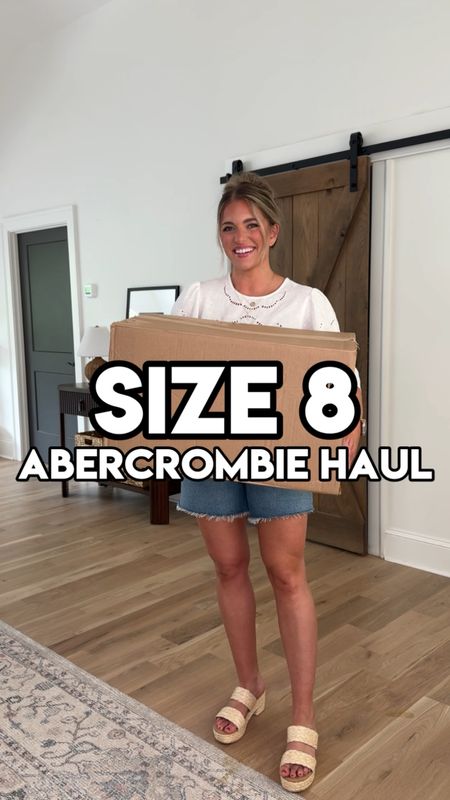 Abercrombie haul!!! My absolute fave denim shorts restocked!!! & on major sale! 25% off all shorts + ⭐️ use code AFMORGAN for extra 15% off everything! 🤩⭐️
My measurements:
•My waist is 28.75” at the smallest part, 31” around my belly button, & my hips are 40” at the widest part. The size 29 curve love denim shorts are a perfect fit. 🍑 
My sizing info:
•All of these denim shorts are TTS - 29
•all tops, tees, & dresses TTS - M (regular length & I’m 5’5)
•I sized up 1 to the L in the capri sweatshirt for a comfy fit & sized up 2 to the XL in the USA Olympic 🇺🇸 sweatshirt for a v comfy & v oversized fit. So soft. 10/10 
•I sized DOWN 1 in the blue & black denim dresses and the blue & black denim vests. If you’re bustier than me, get your true size (I’m a 36B/C) 


#LTKSeasonal #LTKVideo #LTKSaleAlert