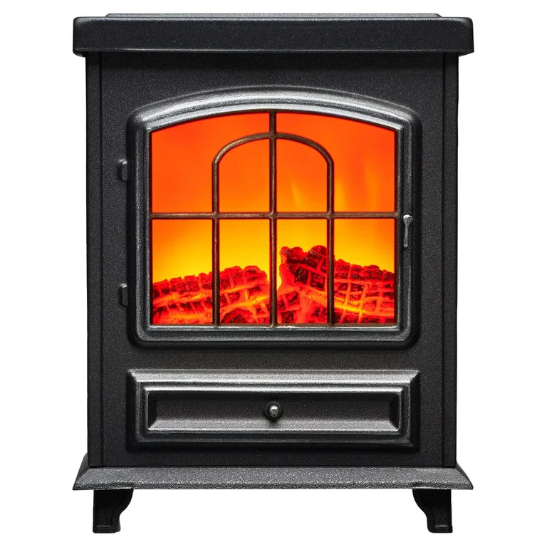 Better Homes & Gardens Modern Black Fireplace-Style Wax Melt Warmer | Walmart (US)