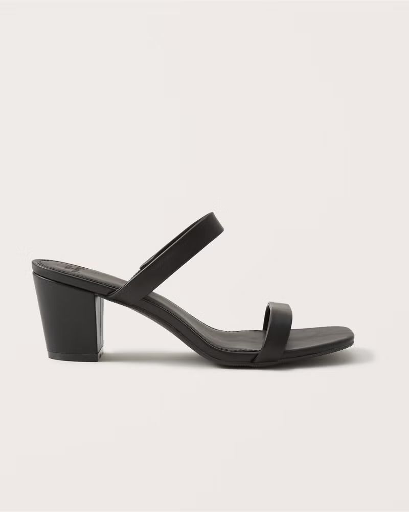 Women's Double Strap Heel Sandals | Women's Shoes | Abercrombie.com | Abercrombie & Fitch (US)