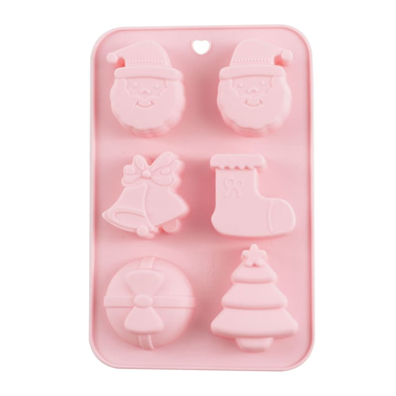 Mrs. Claus' Bakery Pink Silicone Mold | At Home