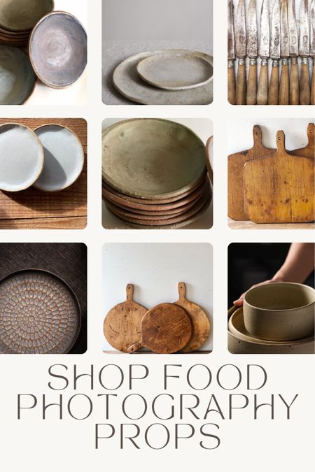 🌟 Enhance your food photography game with these stunning handmade ceramic plates, vintage cutting boards, and silverware. Each piece adds a touch of rustic charm and timeless elegance to your culinary photos. Discover the perfect props to make your dishes pop! 🍽️📸 #FoodPhotography #HandmadeCeramics #VintageProps

Handmade ceramic plates
Vintage cutting boards
Vintage silverware
Food photography props
Ceramic plate styling
Rustic food photography
Vintage kitchenware
Food styling essentials
Photography props for food
Stylish tableware for photography

#LTKfindsunder100 #LTKhome #LTKfindsunder50