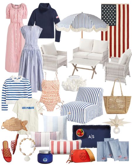 My top picks from the best 4th of July weekend sales! Includes cute summer dresses, a vintage style American flag, designer look for less patio furniture, outdoor pillows, a scalloped tray, wicker fish purse, graphic tees, polka dot swimsuit, striped beach umbrella, outdoor chair, woven tote and more! Get all the sources and codes here: https://lifeonvirginiastreet.com/the-best-2024-4th-of-july-weekend-sales/.
.
#ltksalealert #ltkhome #ltkswim #ltkfindsunder50 #ltkfindsunder100 #ltkstyletip #ltkseasonal #ltksummersales #ltkwedding #ltkshoecrush #ltkitbag #ltkover40 #ltkmidsize 

#LTKSeasonal #LTKHome #LTKSaleAlert