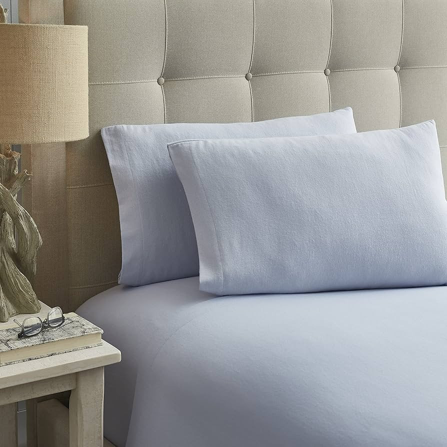 Laura Ashley Home - Queen Sheets, Cotton Flannel Bedding Set, Brushed for Extra Softness & Comfor... | Amazon (US)