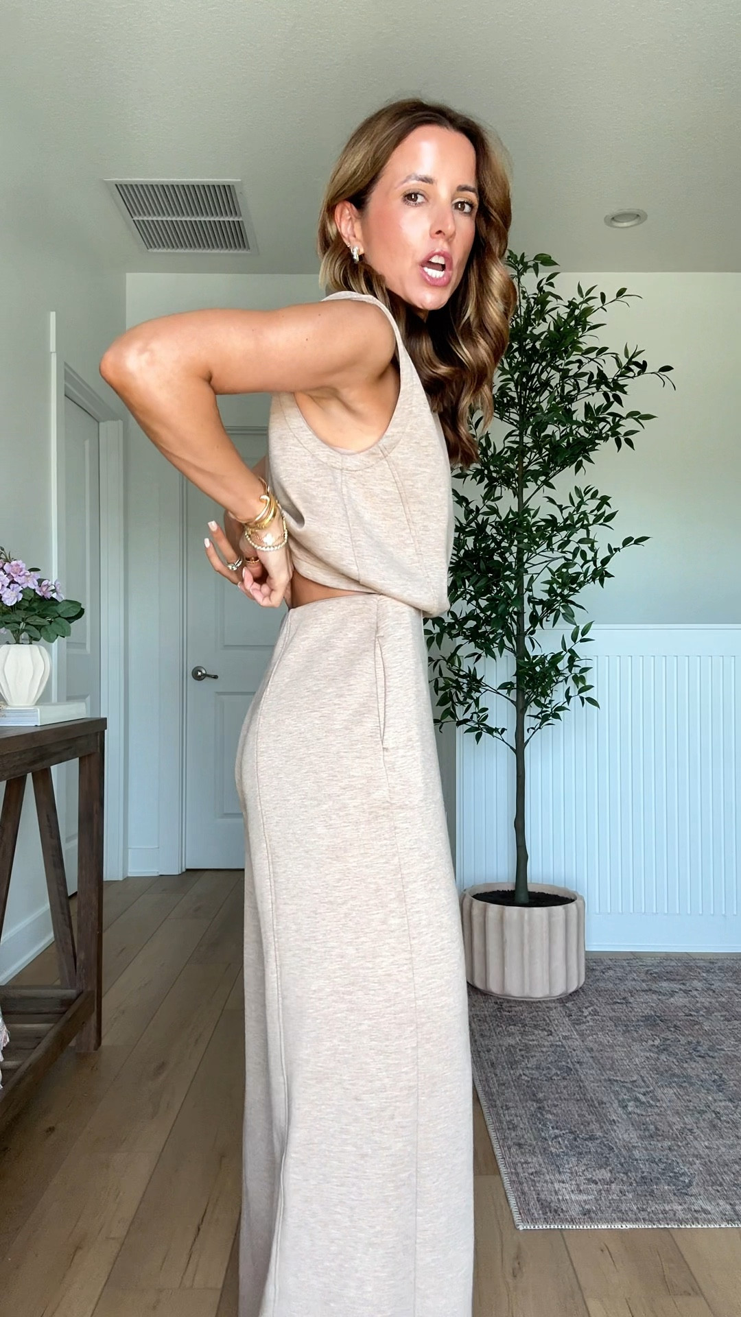 Expensive stuff that’s absolutely worth it!! Bathroom-friendly travel jumpsuit in XS petite. LISAMARIEXSPANX for 15% off first order & free shipping. Travel outfit. Tory Burch field sneakers are SO comfy - I go up half a size. Airport outfit. Elevated casual. Jumpsuit has open-back for easy bathroom access! 

#LTKootd #LTKPetite #LTKTravel