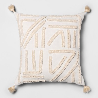 Cream Chenille Euro Dec Pillow - Opalhouse™ | Target