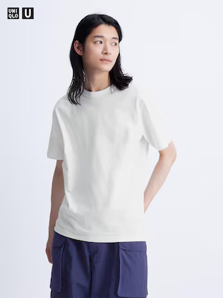 Crew Neck T-Shirt White XL UNIQLO US | UNIQLO (US)