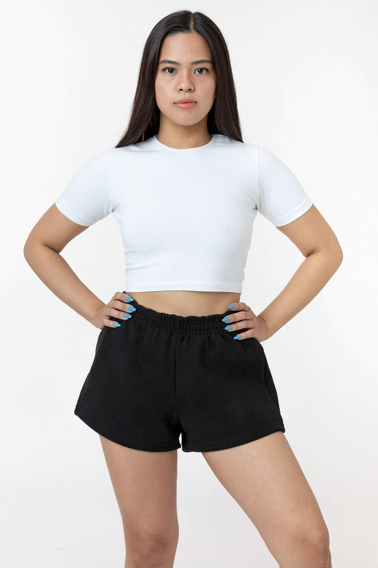 Heavy Fleece Short Sweat Shorts (Piece Dye) | Los Angeles Apparel