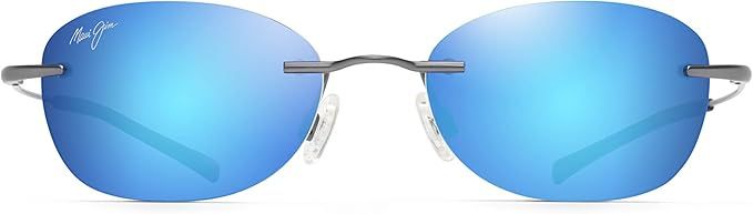 Maui Jim Aki Aki w/Patented Polarizedplus2 Lenses Oval Sunglasses | Amazon (US)