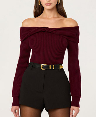Women's Tilde Off-The-Shoulder Sweater | Macy's
