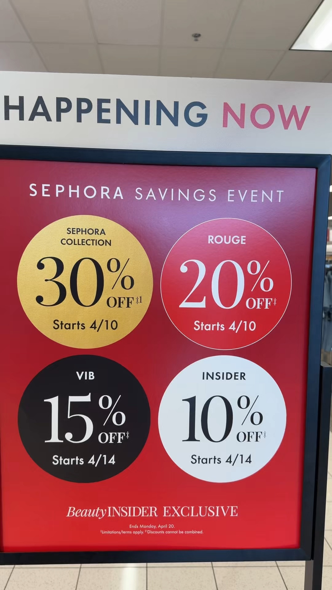 SO many sales @kohls right now! 

Sephora Savings Event now-4/20
30% the Sephora collection 
20% off everything for rouge members
15% off for VIB 
10% off for insiders 


#ad #kohlspartner #kohlsfinds
