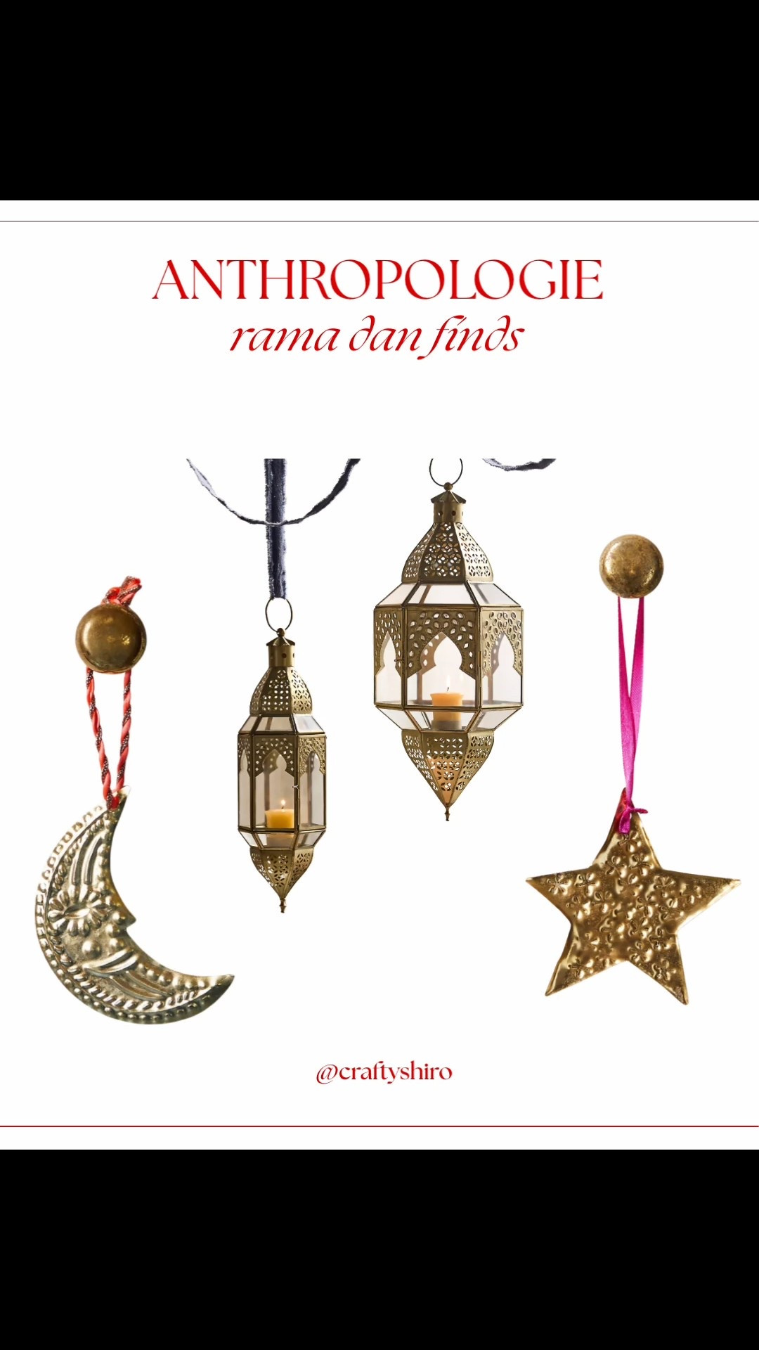
⸻

✨ Ramadan decor finds that feel elevated, warm, and timeless ✨
Found the most beautiful crescent moon ornaments, lantern decor, and star accents at Anthropologie 🤍 Perfect for Ramadan home decor, mantel styling, entryway decor, or Eid decorating. I love mixing gold accents, celestial decor, and neutral textures to create a cozy, intentional space that still feels modern. These pieces are perfect for Muslim home decor, Ramadan styling, and seasonal decorating that feels special but not overdone 🌙✨

#LTKHome #LTKSeasonal #LTKmomlife