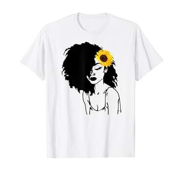 Afro Natural Black Hair Shirt Kind Pride African American T-Shirt | Amazon (US)