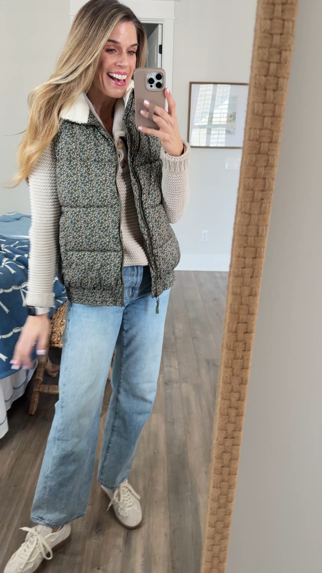 Alice Walk sweater perfect for all year round. Pistola Jeans and Aloha sneakers

#LTKSeasonal #LTKootd #LTKOver40