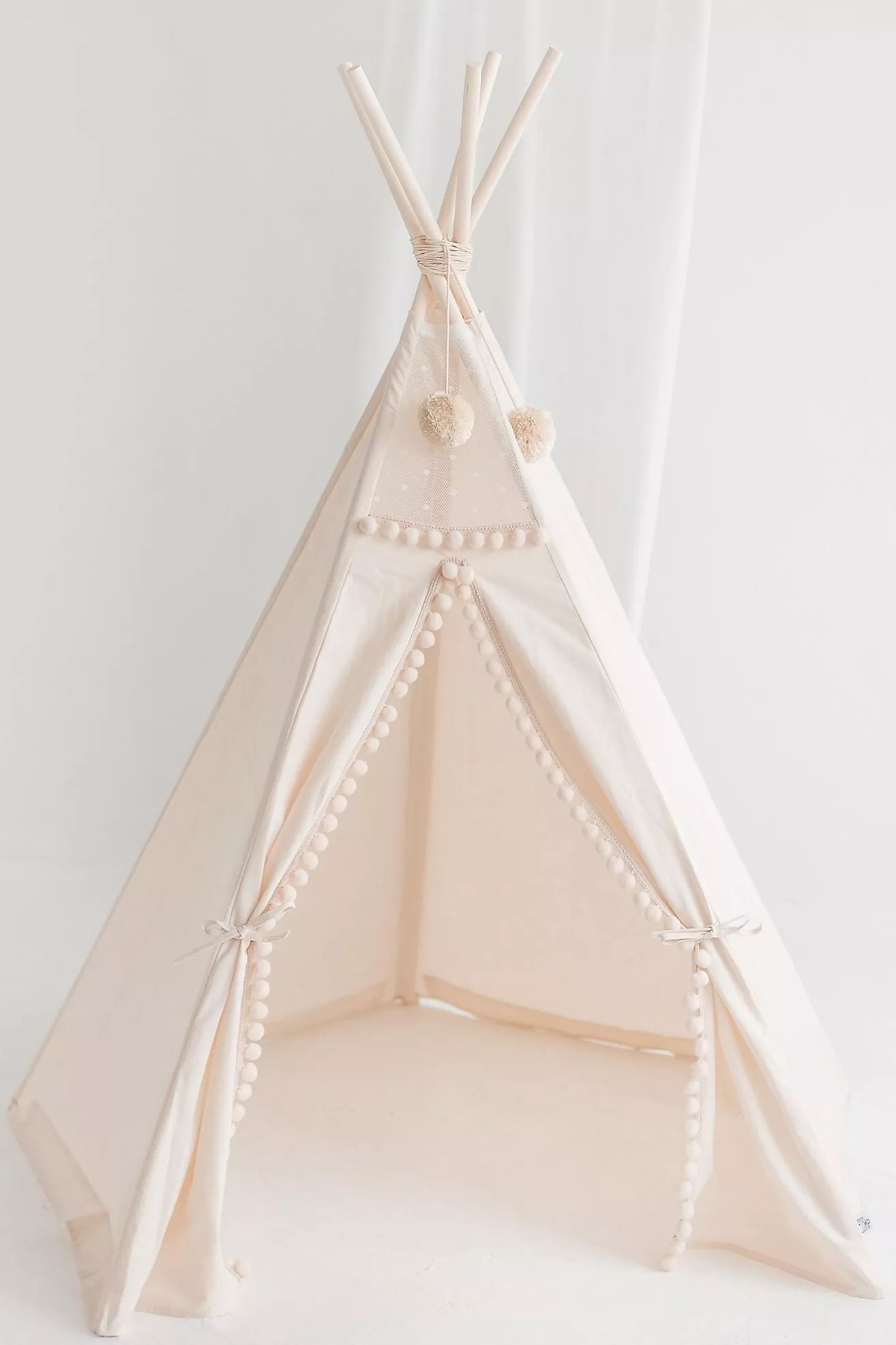 MINICAMP Kids Pom Pom Teepee | Anthropologie (US)